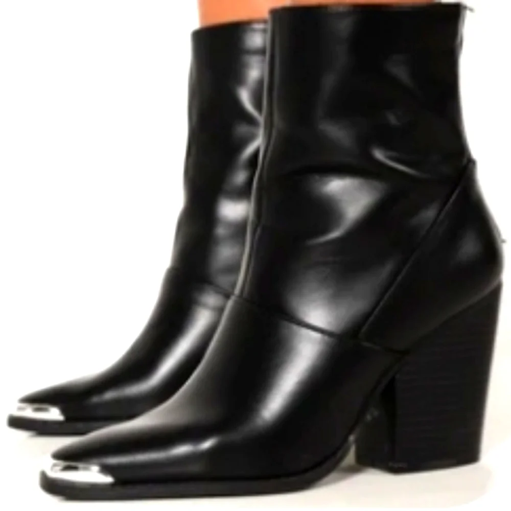 Qupid Black boots - Picture 1 of 6
